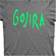 Imagem de Camiseta Gojira Chumbo e Verde em Silk 100% Algodão