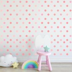 Imagem de Adesivo Infantil Bolinhas Tons de  280un - Quartinhos