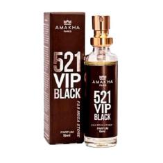 Imagem de Perfume 521 Vip Black Masculino Amakha Paris 15ml Bolso