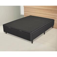 Imagem de Base Box para Colchão Casal Umaflex com Baú 41 x 138 x 188 cm - Preta