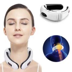 Imagem de Massageador Shiatsu Relaxante Pescoço Cervical Costas 3d Inteligente -
