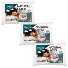 Imagem de Kit 3 Travesseiros Natural Látex Extra Alto - Duoflex