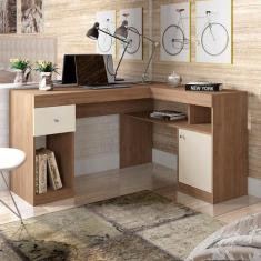 Imagem de Mesa de Computador Nilo Caemmun Buriti Off White