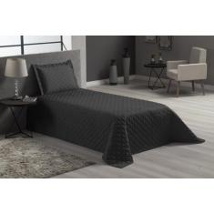 Imagem de Jogo De Cama Preto 3 Peças Luxo Solteiro Veneza Com Lençol - Beatriz E