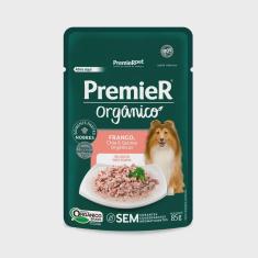Imagem de Ração Úmida Premier Orgânico para Cães Adultos de Porte Pequeno Sabor Frango, Chia e Quinoa 85g