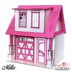 Imagem de Casa Bonecas Escala Barbie Com Garagem Milla Sonhos Darama - Indústria