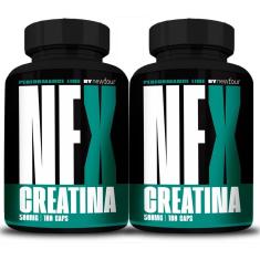 Imagem de 2x Creatina Monohidratada Pura 360 Cápsulas 3000mg - New Four
