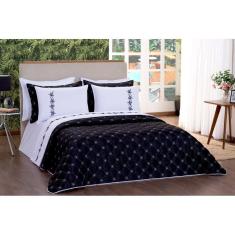 Imagem de Jogo De Cama Lençol Luan 04 Peças Queen - Preto