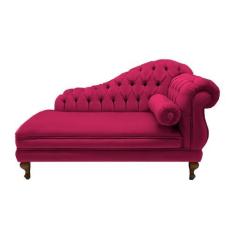 Imagem de Recamier Sofá Esquerdo Larissa 150cm Sala Corano Rosa Pink - INCASA DE