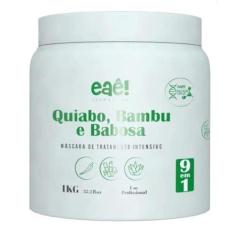 Imagem de Máscara Capilar Quiabo, Bambu E Babosa 1Kg Eaê Creme De Cabelo - Eae