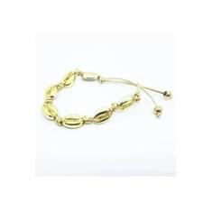 Imagem de Pulseira de Búzios Dourada