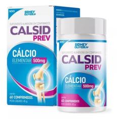 Imagem de Calcio Sem Vitamina D Puro Elementar 500Mg Calsid Prev - Sidney Olivei