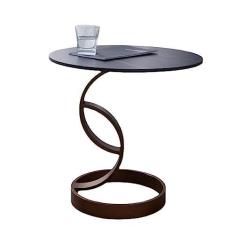 Imagem de Mesas de canto de sofá, mesa de canto redonda pequena para espaços pequenos, mesa de destaque interna e externa, mesa de centro mesa de coquetel mesa de cabeceira para sala de estar quarto varanda mesas laterais de escritório quarto (Col