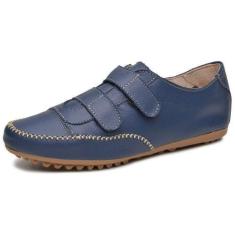 Imagem de Mocatênis Feminino Top Franca Shoes Azul Marinho, 36