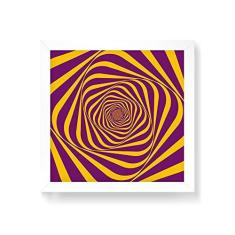 Imagem de Arte Maníacos Quadro Decorativo Ondas Espiral - 50x50cm (Moldura em laca )