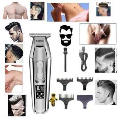 Imagem de Maquininha Cortar Cabelo Acabamento Aparador De Pelos Profissional Kem
