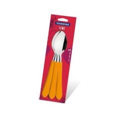 Imagem de Conjunto De Colheres Aço Inox Laranja 23183340 Tramontina