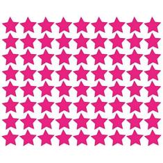Imagem de Adesivo De Parede Estrelas  Pink 54un