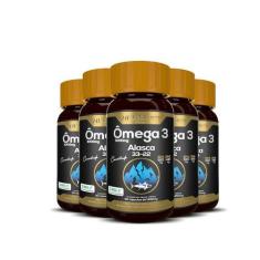 Imagem de 5X Omega 3 Importado Eua Concentrado 60Caps 1450Mg - Hf Suplements