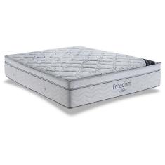 Imagem de Colchão Queen Espuma Visco Molas Ensacadas Superpocket Freedom Ortopillow (158x198x32) - Ortobom
