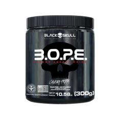 Imagem de Pré Treino Black Skull Caveira Preta B.O.P.E - Em Pó 300G Frutas Amare