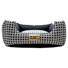 Imagem de Cama Quadrada Luppet Vime Preta - Tam. M