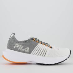 Imagem de Tênis Fila Spider Knit Branco e Cinza-Masculino