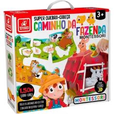 Imagem de Quebra Cabeça Caminho da Fazenda - Brincadeira de Criança