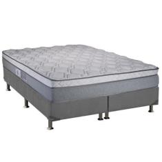 Imagem de Cama Box Queen: Colchão Molas Ensacadas Luckspuma Masterpocket  New Ma