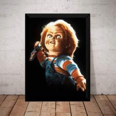 Imagem de Quadro Decorativo Filme Chucky Brinquedo Assassino Terror