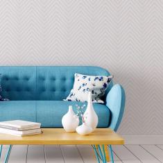 Imagem de Papel De Parede Adesivo Chevron Off White N06085 Rl 0,58X3M
