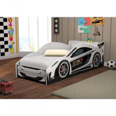 Imagem de Cama Carro Com Baú Lizzy Infantil Branco