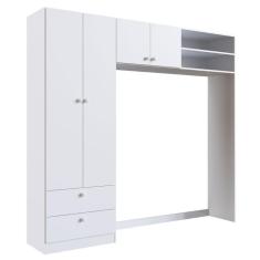 Imagem de Guarda-Roupas Infantil 04 Portas e 02 Gavetas Branco