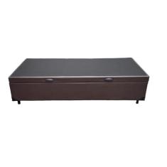 Imagem de Cama Box Baú Solteirão King Blindado Linhão Marrom