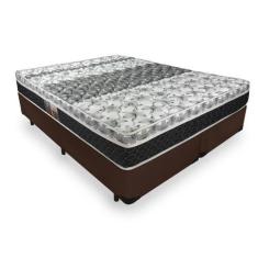 Imagem de Cama Box Queen + Colchão De Molas - Castor - Class Tecnopedic One Face