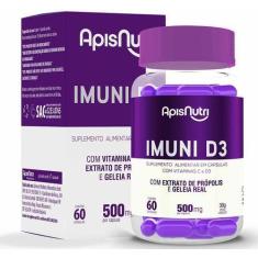 Imagem de Imuni D3 500Mg 60 Caps - Apisnutri
