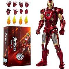 Imagem de Boneco de ação Ironman, modelo móvel com 20 juntas (18 cm)