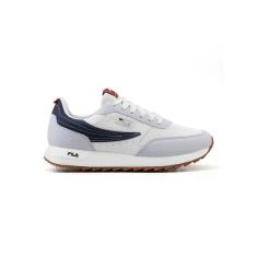 Imagem de Tênis Fila Retro Flag Masculino Prata Branco F01l00204-Masculino