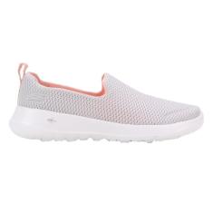 Imagem de Tênis Skechers Go Walk Joy Feminino - Cinza  e Coral-Feminino