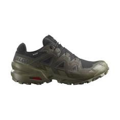 Imagem de Salomon Tênis masculino Speedcross 6, padrão, Preto/turfa/verde-líquen profundo, 39
