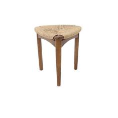 Imagem de Banqueta Dália Baixa em Madeira de Eucalipto Amendoa