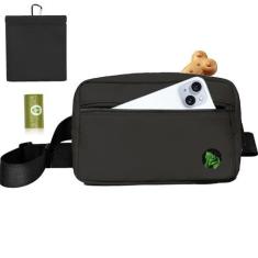 Imagem de Bolsa de guloseimas para cães para treinamento de animais de estimação, pochete para passear com mosquetão, dispensador de cocô embutido e suporte de bolsa de cocô de reutilização para cães, cinto