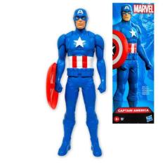 Imagem de Boneco Ação Marvel Heróis Avenger 20cm Capitão América F6607 - Hasbro