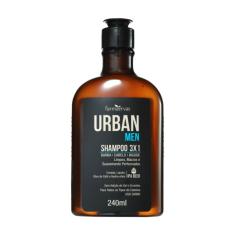 Imagem de Urban Men 3em1 Barba/Cabelo/Bigode Shampoo 240ml