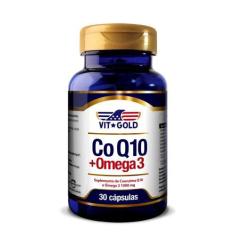 Imagem de Coenzima Q10 Coq10 Com Ômega 3 1000 Mg Vitgold 30 Cápsulas
