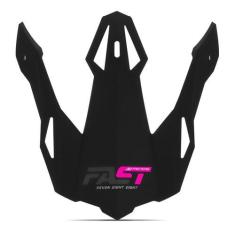 Imagem de Pala Capacete Pro Tork Fast 788 Skull Solid, PRETO - ROSA, Único