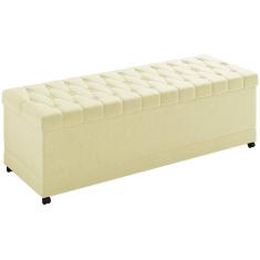 Imagem de Recamier Calçadeira Bau 160 Cm Rodizios Madi Corano Tcs 350