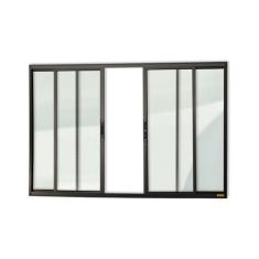 Imagem de Janela Confort 4 Folhas Vidro Liso 100cm x 100cm Brimak