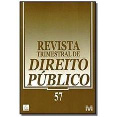 Imagem de Revista Trimestral De Direito Publico Ed. 57