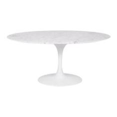 Imagem de Mesa Saarinen Oval Carrara 198x122cm - Base 